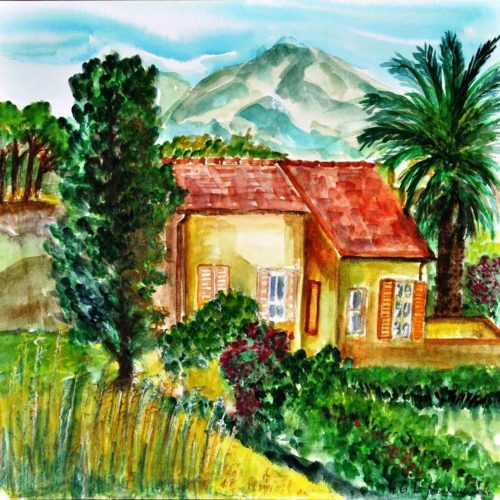 Blick vom Balkon - Insel Elba