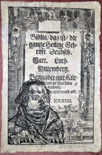 Grafik Dr. Martin Luther